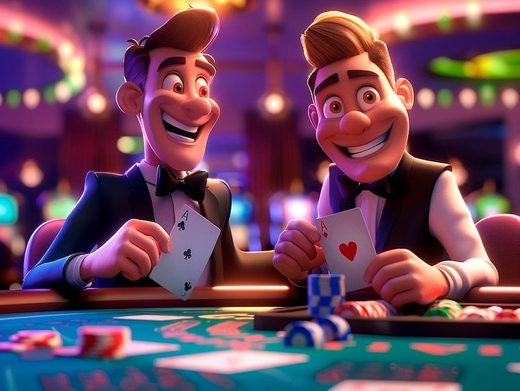 Berbagai permainan live dealer gebyar4 seperti blackjack dan roulette